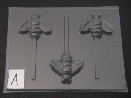 1314 Bee Chocolate Candy Lollipop Mold  FACTORY SECOND