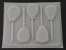 109sp Strong Rangers Face Chocolate or Hard Candy Lollipop Mold