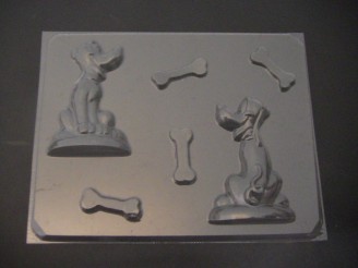114sp Planet Dog 3D Chocolate Candy Mold