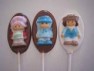 129sp Turnover and Friends Chocolate Candy Lollipop Mold