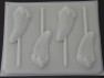 1513 Chili Pepper Chocolate or Hard Candy Lollipop Mold