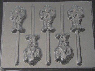 2402 Skeleton Chocolate or Hard Candy Lollipop Mold