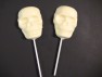 2428 Skulls Chocolate or Hard Candy Lollipop Mold