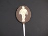 2444 Skeleton on Round Chocolate Candy Mold