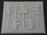 123sp Famous Male Female Mouse Dog Chocolate or Hard Candy Lollipop Mold