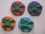 134sp Dancing Turtles Chocolate or Hard Candy Lollipop Mold